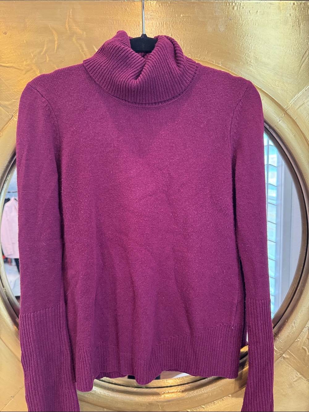 Ramy Brook Women's Plum Turtleneck Sweater